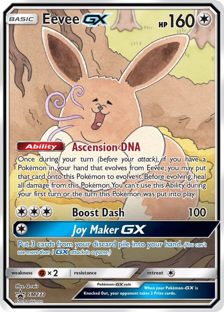 Eevee GX, SM Black Star Promos
