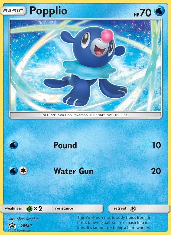Popplio, SM Black Star Promos
