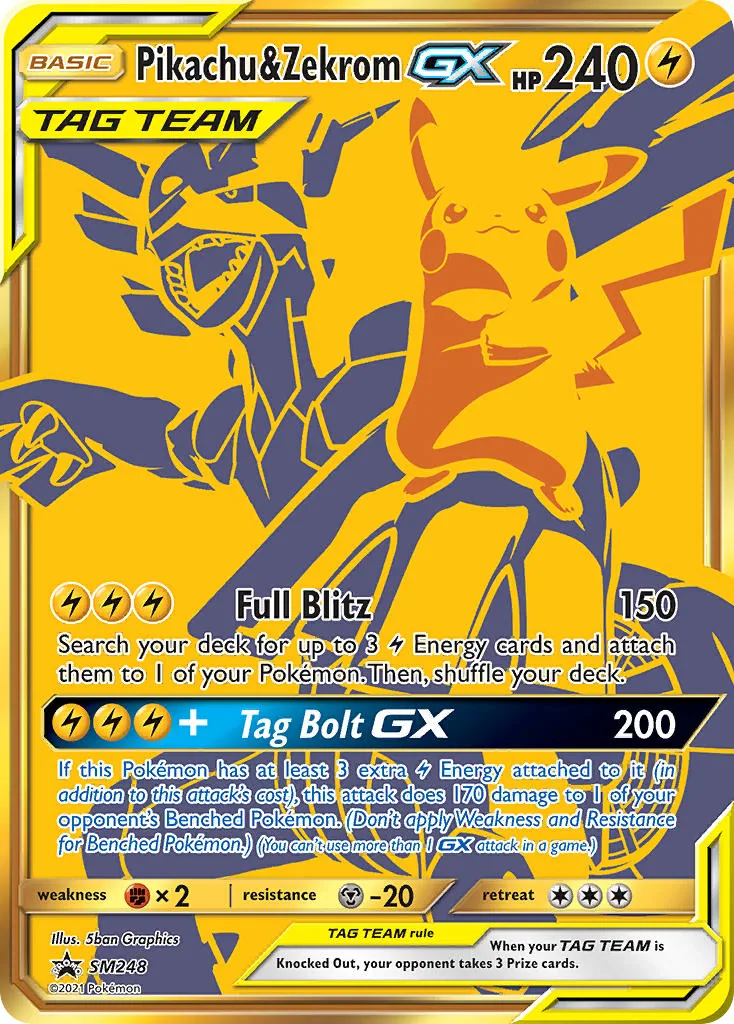Pikachu & Zekrom GX, SM Black Star Promos