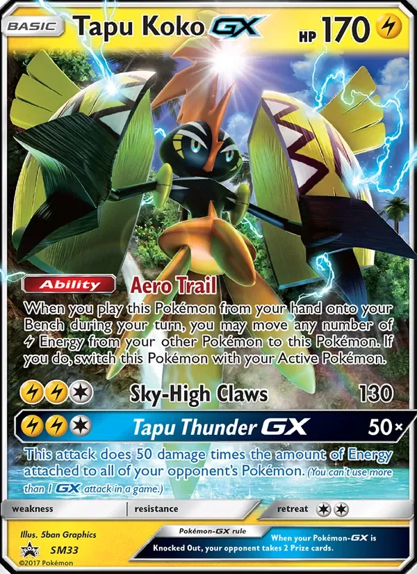 Tapu Koko GX, SM Black Star Promos
