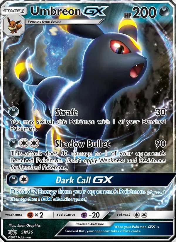 Umbreon GX, SM Black Star Promos