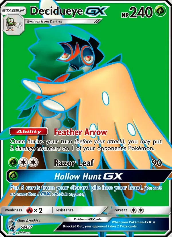 Decidueye GX, SM Black Star Promos