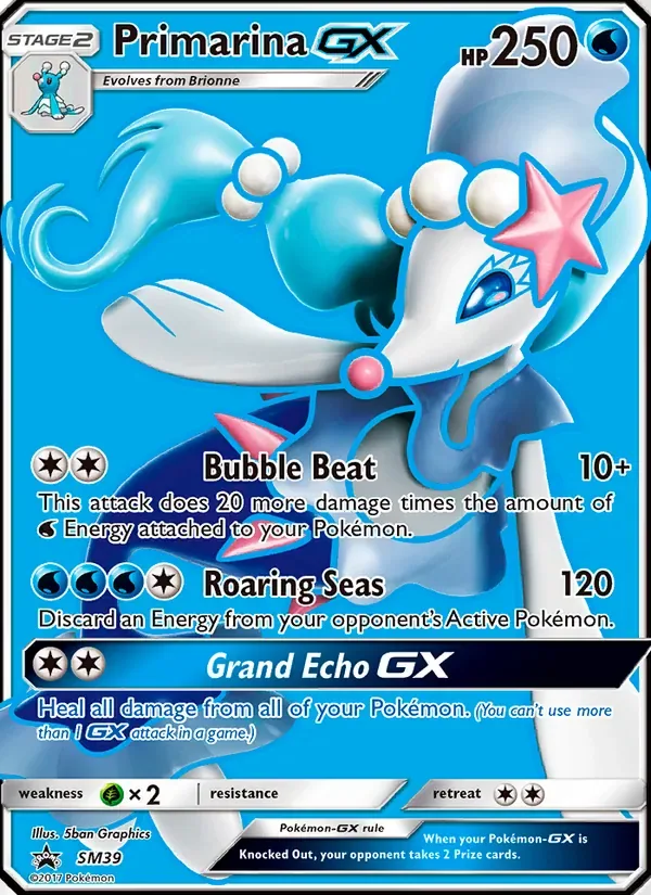 Primarina GX, SM Black Star Promos