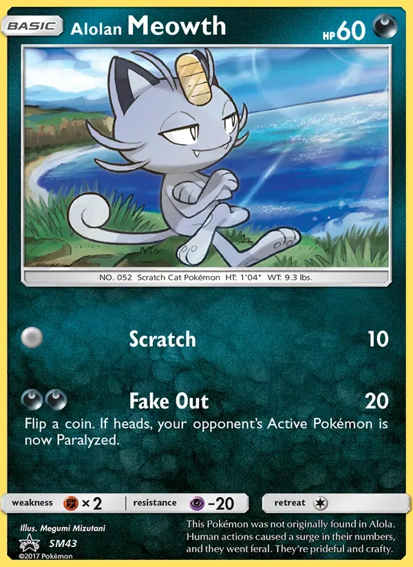 Alolan Meowth, SM Black Star Promos
