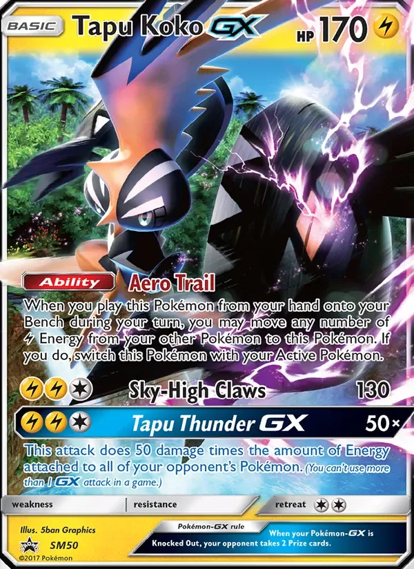 Tapu Koko GX, SM Black Star Promos