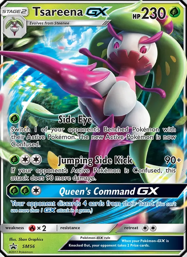 Tsareena GX, SM Black Star Promos