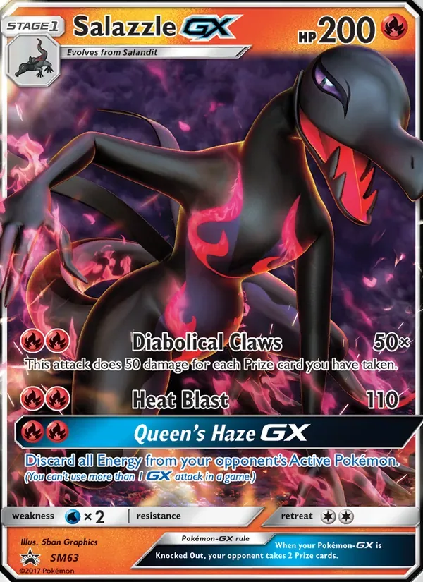 Salazzle GX, SM Black Star Promos