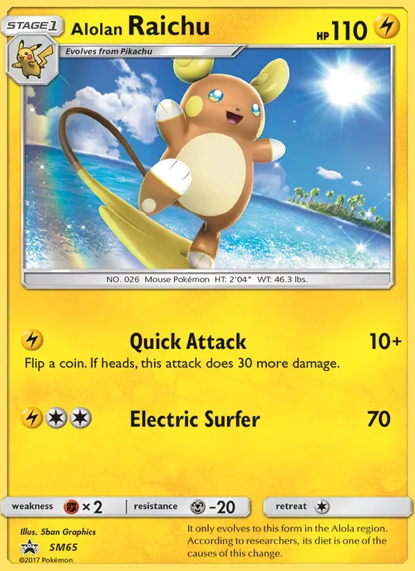 Alolan Raichu, SM Black Star Promos