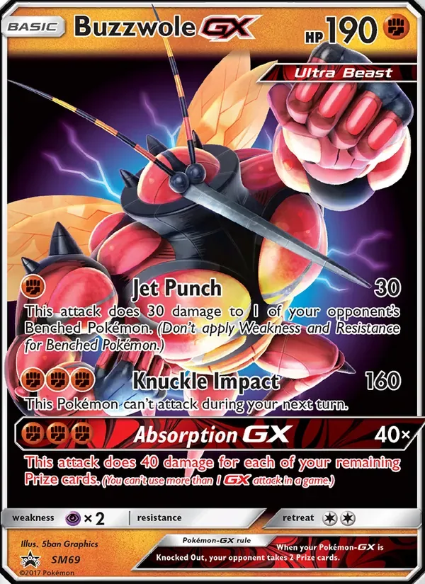 Buzzwole GX, SM Black Star Promos