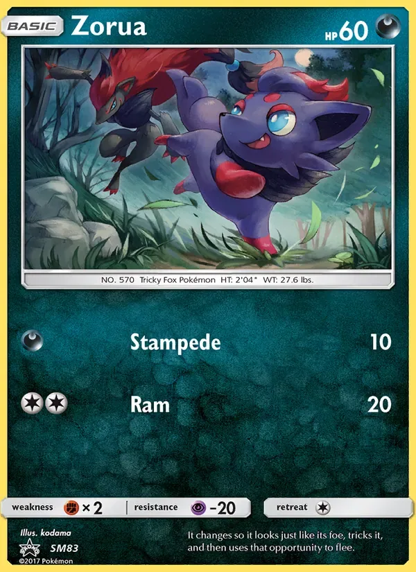 Zorua, SM Black Star Promos