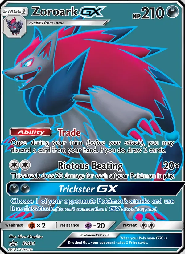 Zoroark GX, SM Black Star Promos