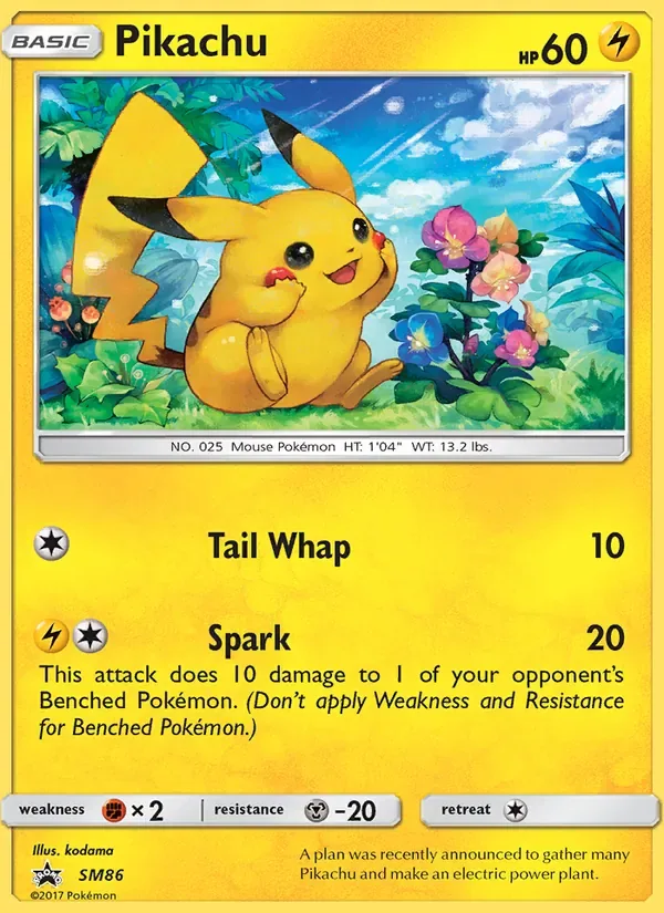 Pikachu, SM Black Star Promos
