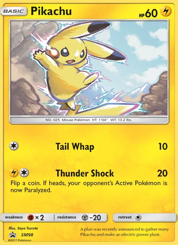 Pikachu, SM Black Star Promos