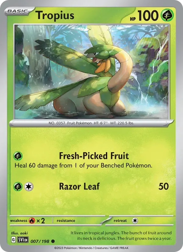 Tropius, Scarlet & Violet