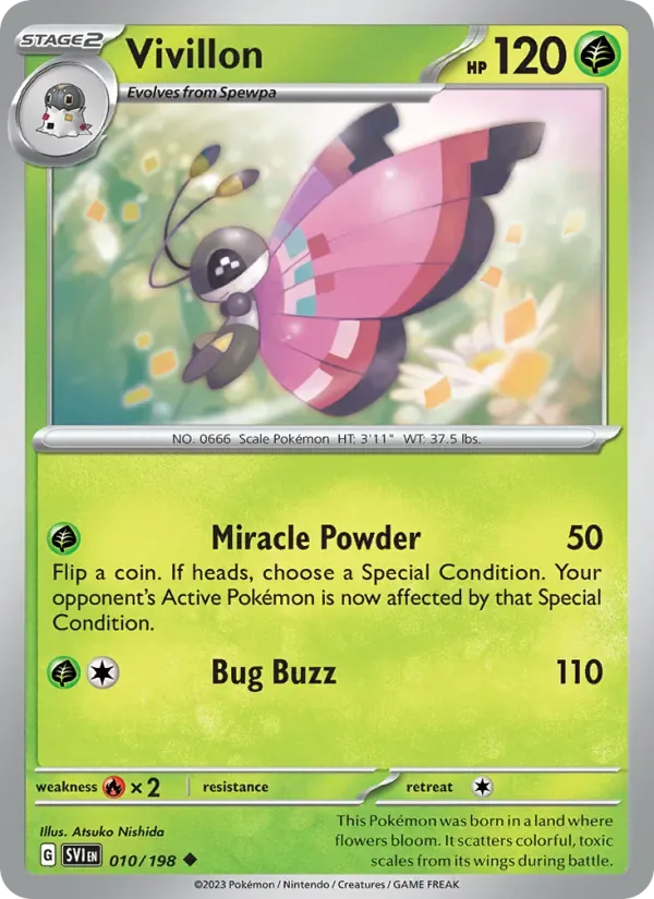 Vivillon, Scarlet & Violet
