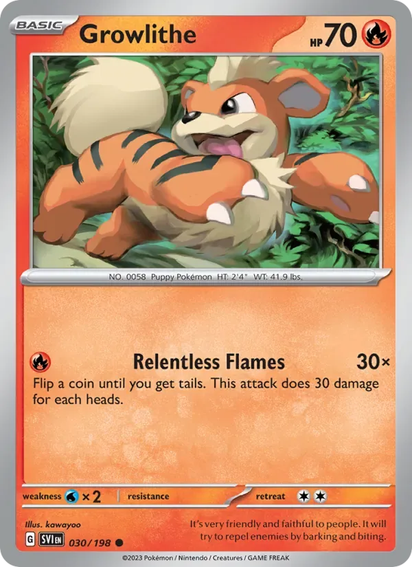 Growlithe, Scarlet & Violet
