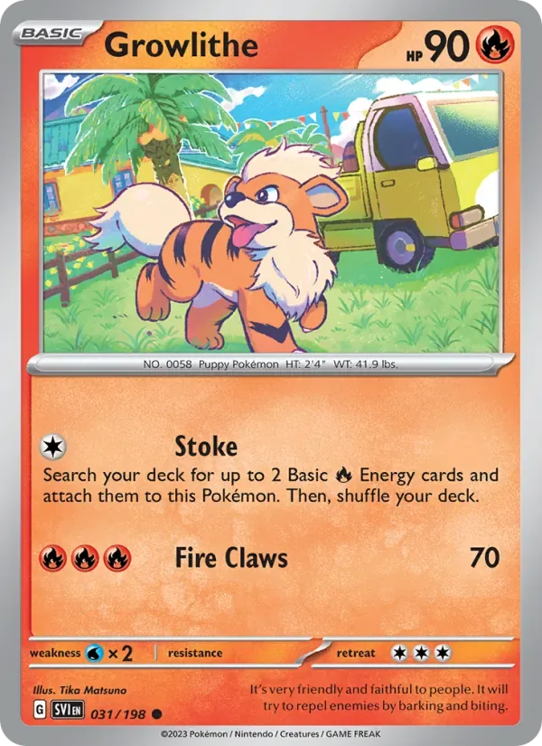 Growlithe, Scarlet & Violet