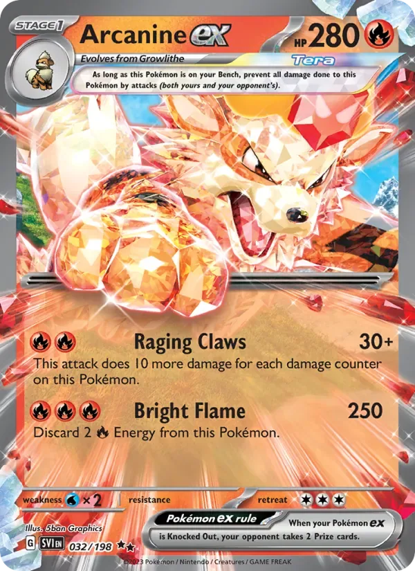 Arcanine ex, Scarlet & Violet