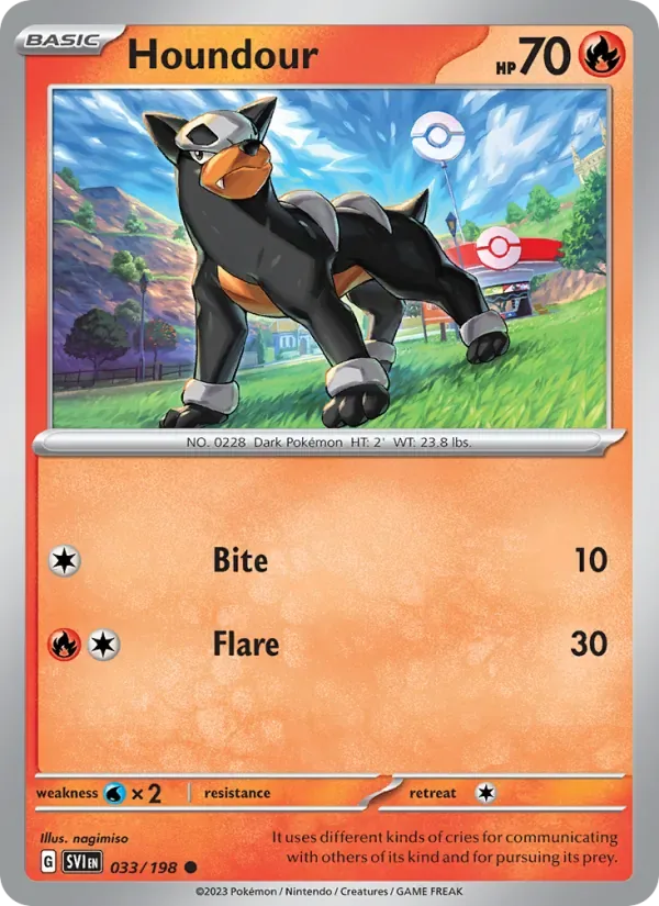 Houndour, Scarlet & Violet