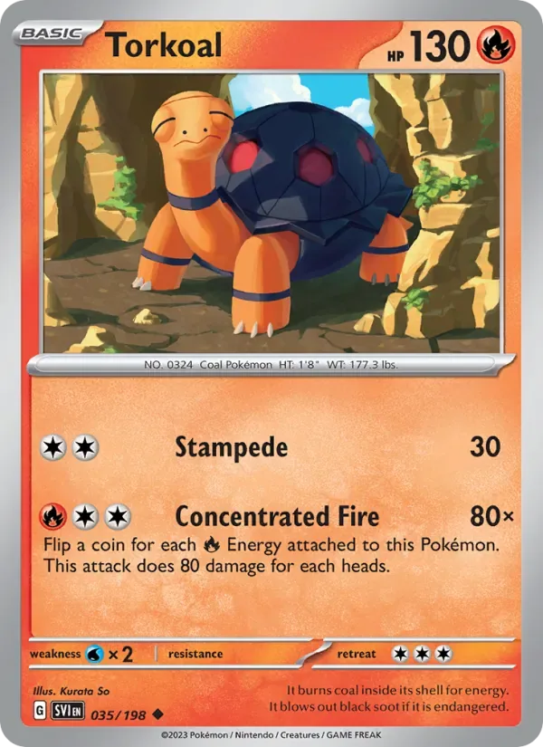 Torkoal, Scarlet & Violet