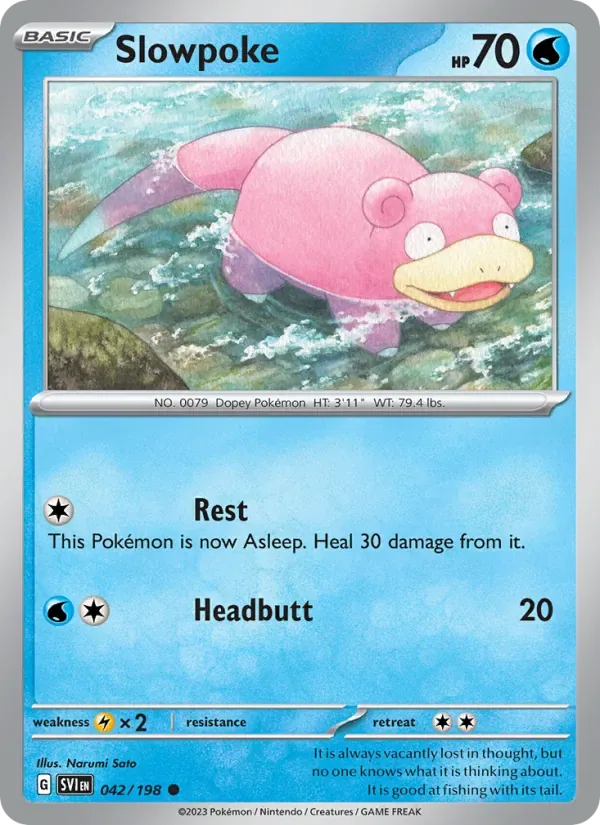 Slowpoke, Scarlet & Violet