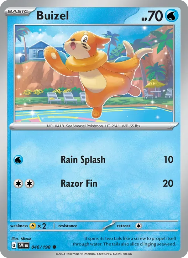 Buizel, Scarlet & Violet