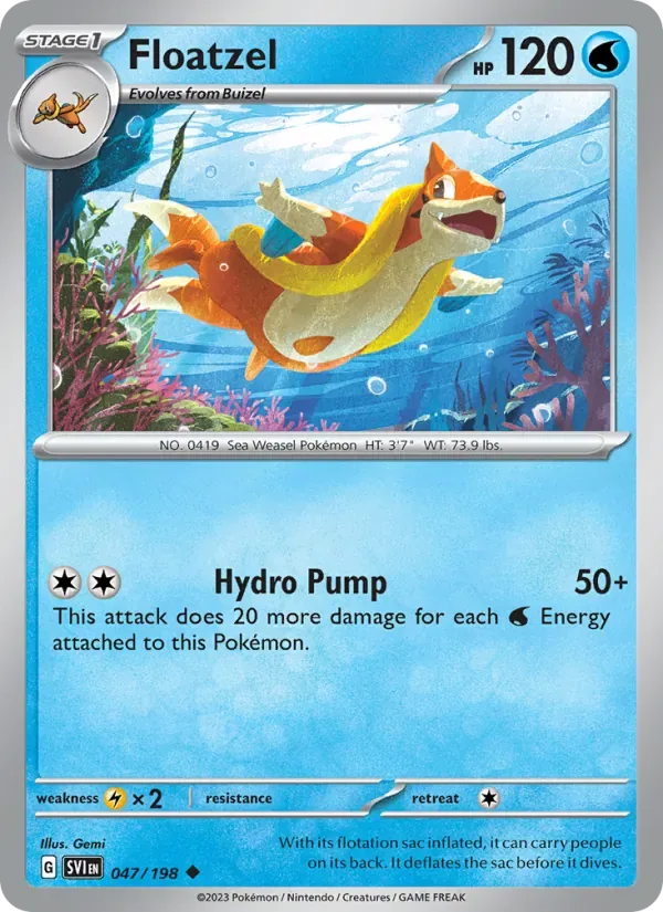 Floatzel, Scarlet & Violet