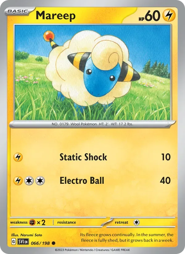Mareep, Scarlet & Violet