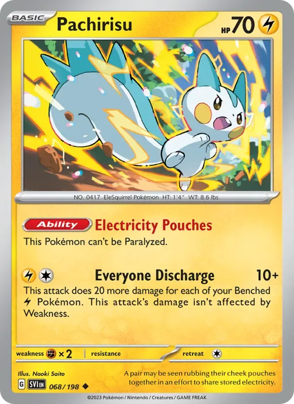 Pachirisu, Scarlet & Violet