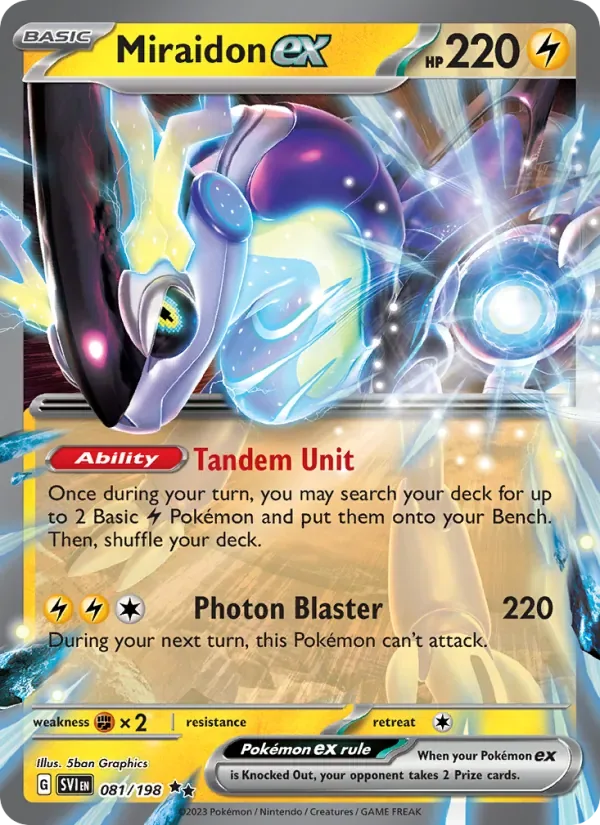 Miraidon ex, Scarlet & Violet