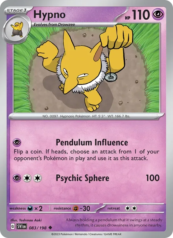 Hypno, Scarlet & Violet