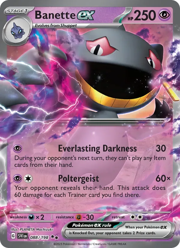Banette ex, Scarlet & Violet