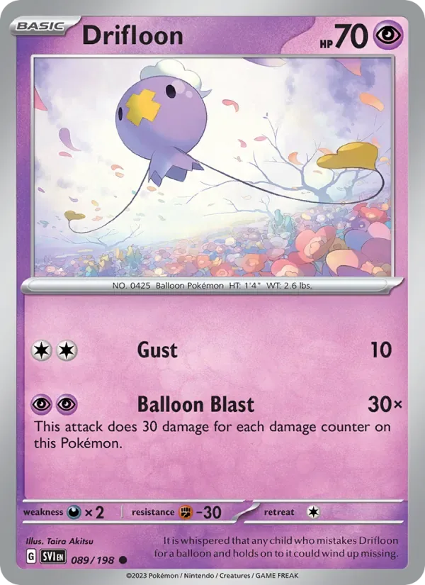 Drifloon, Scarlet & Violet