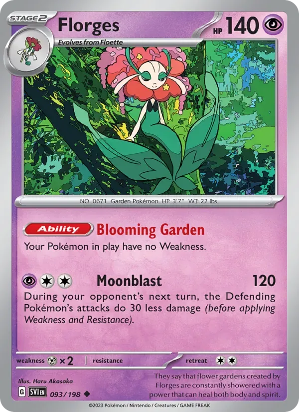 Florges, Scarlet & Violet
