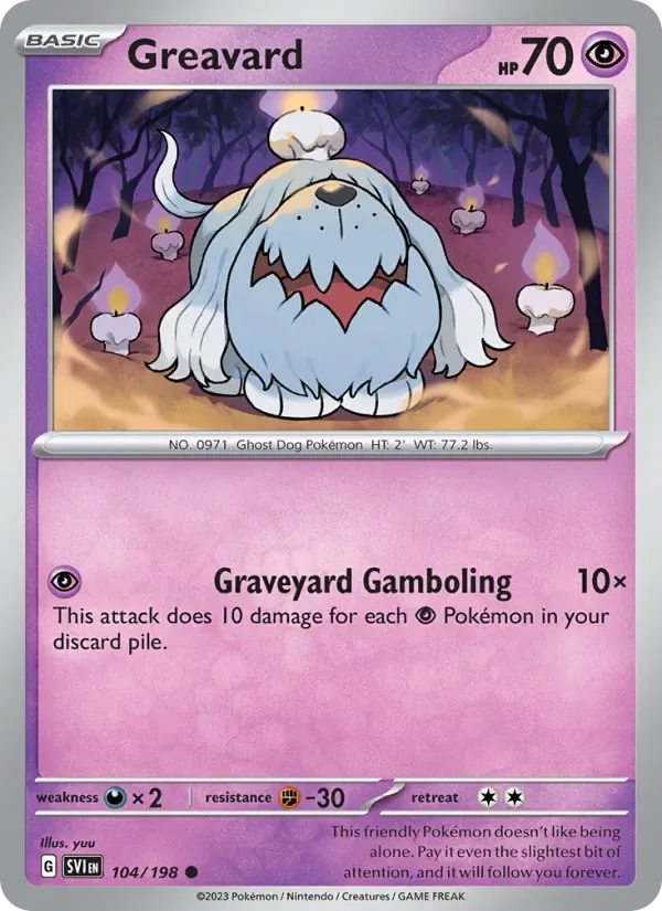 Greavard, Scarlet & Violet