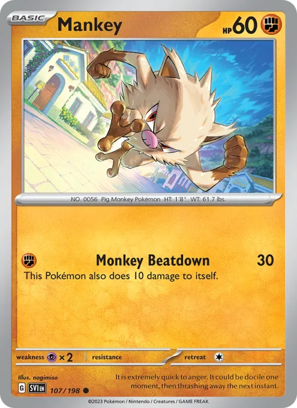 Mankey, Scarlet & Violet