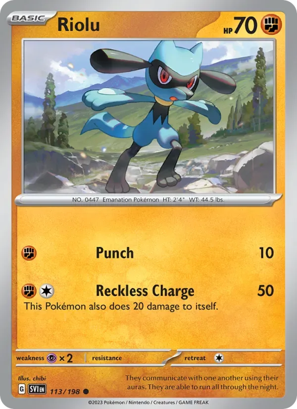 Riolu, Scarlet & Violet