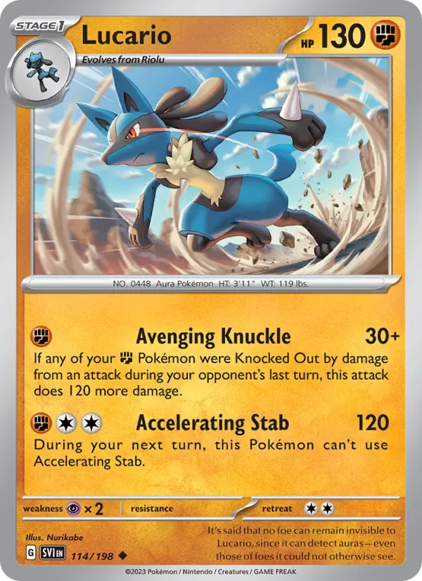 Lucario, Scarlet & Violet