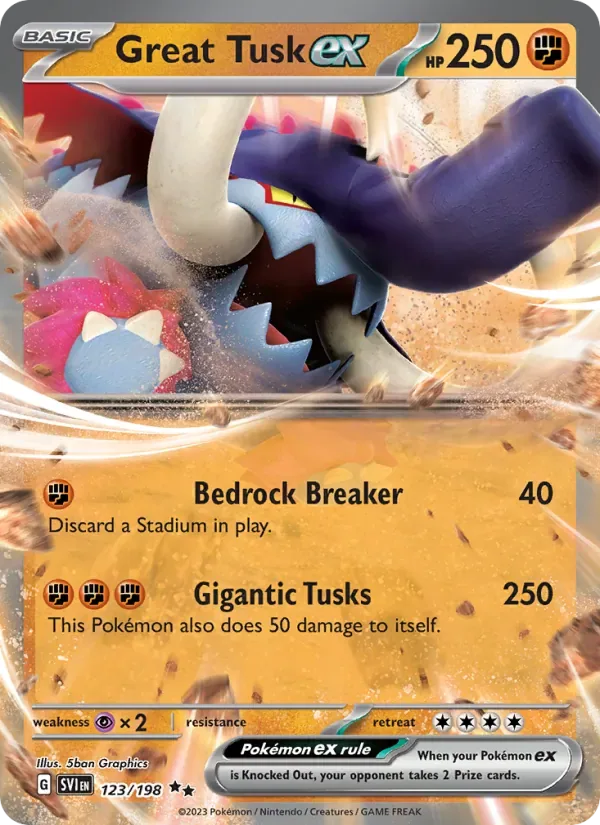 Great Tusk ex, Scarlet & Violet