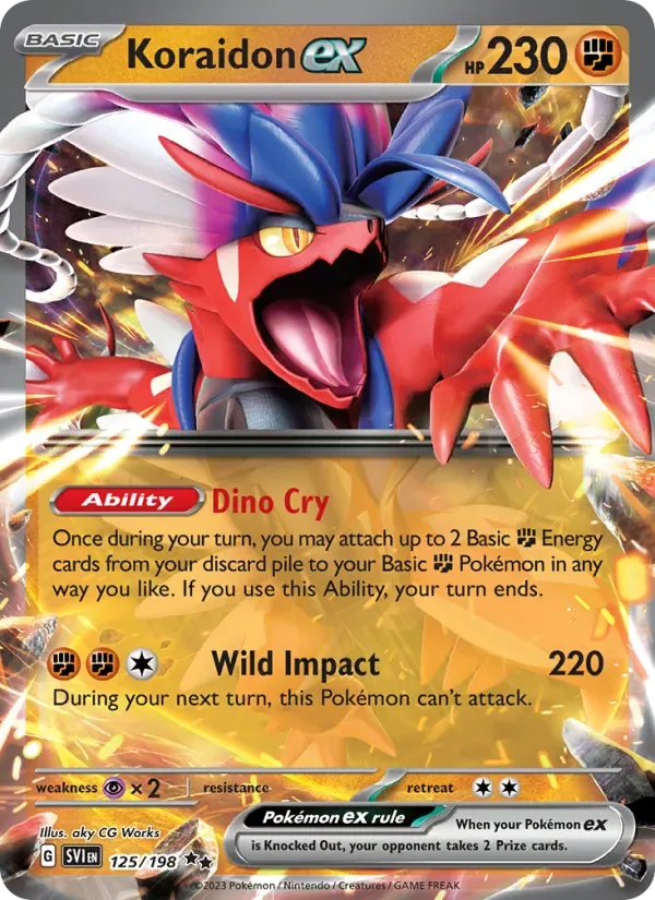 Koraidon ex, Scarlet & Violet