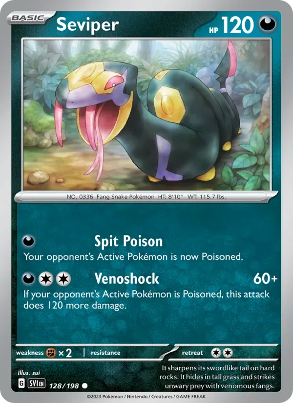 Seviper, Scarlet & Violet