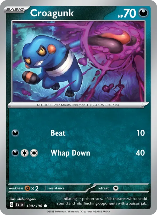 Croagunk, Scarlet & Violet