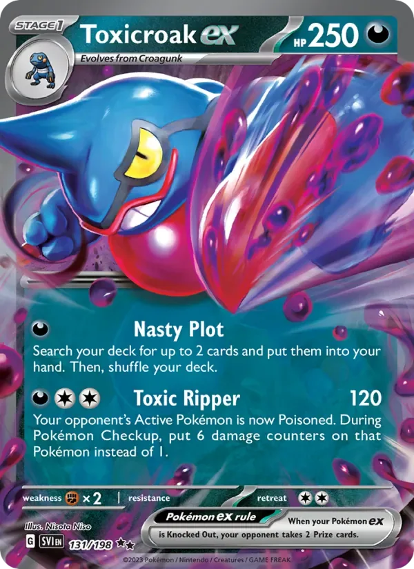 Toxicroak ex, Scarlet & Violet