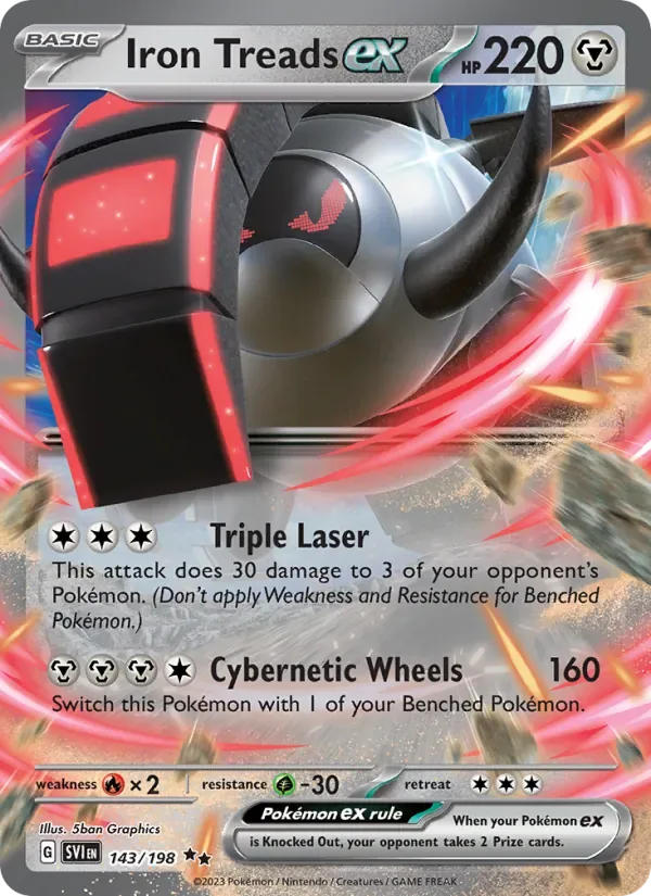 Iron Treads ex, Scarlet & Violet