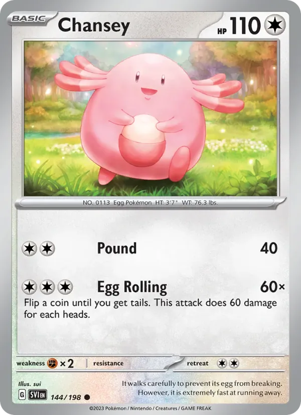 Chansey, Scarlet & Violet