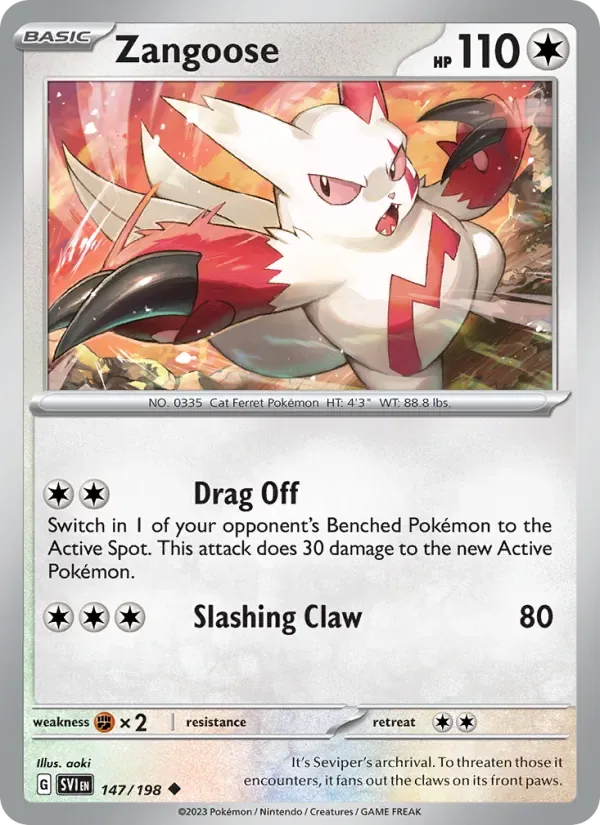 Zangoose, Scarlet & Violet