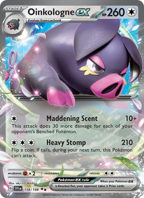 Oinkologne ex, Scarlet & Violet
