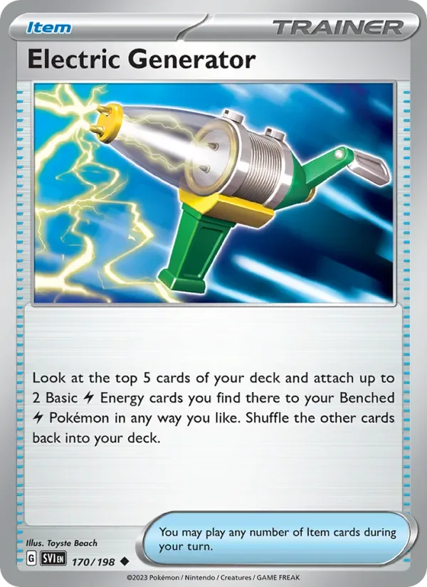 Electric Generator, Scarlet & Violet