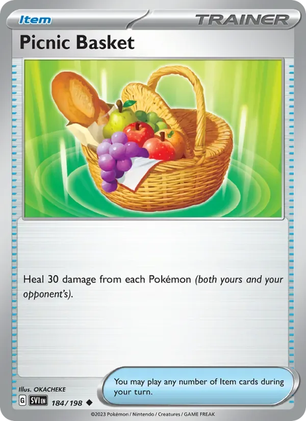 Picnic Basket, Scarlet & Violet