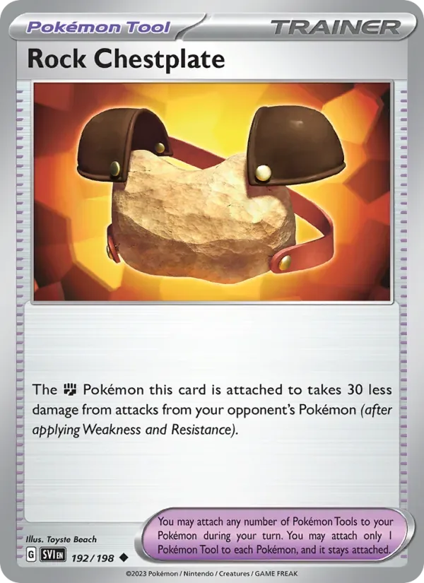 Rock Chestplate, Scarlet & Violet